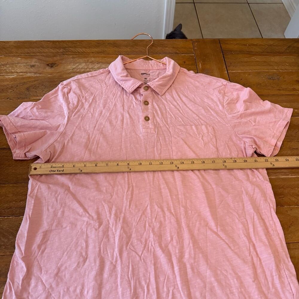 Sonoma Men's Light Pink Polo Shirt 100% cotton - Picture 6 of 6